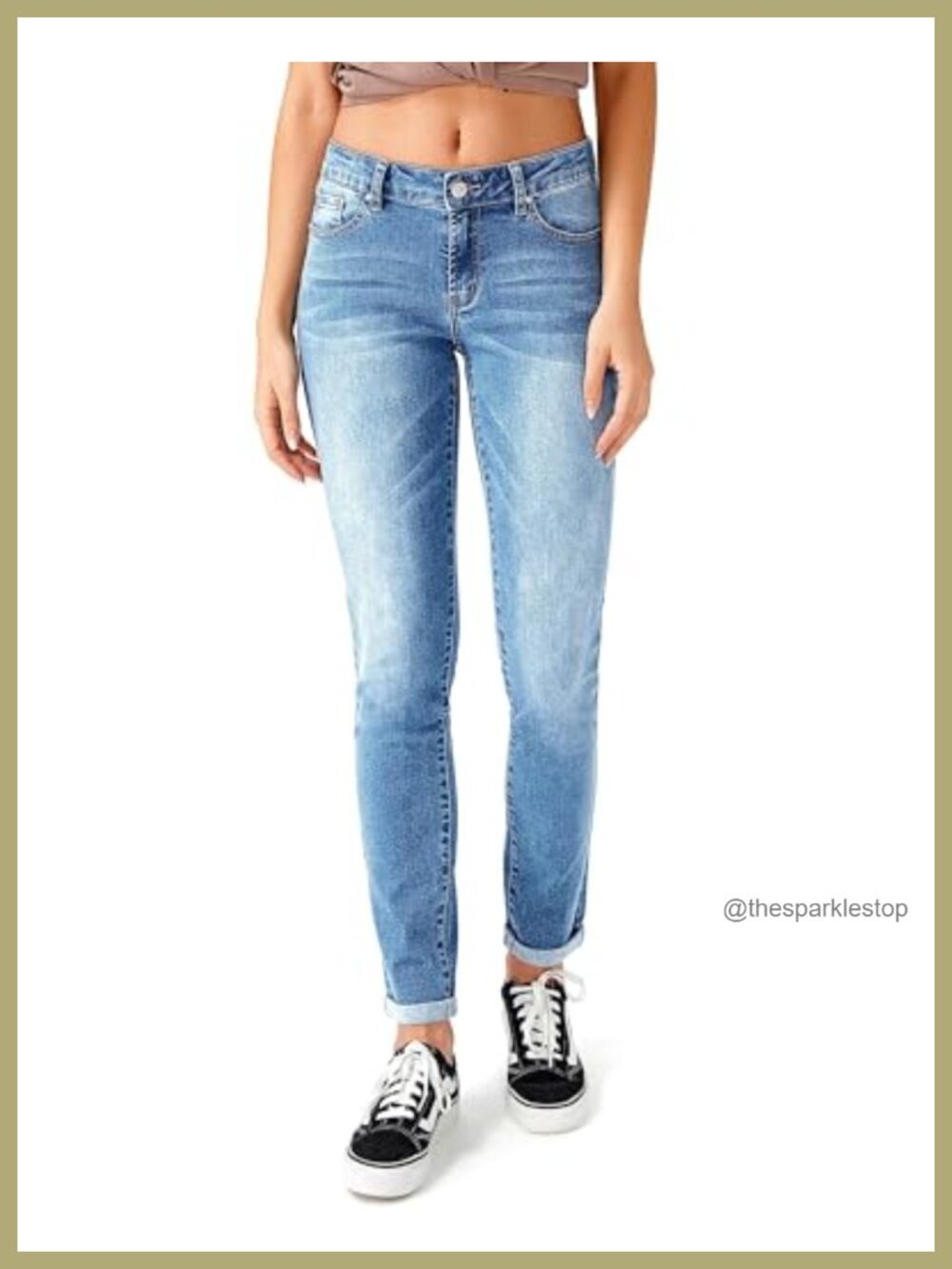 Ripped Boyfriend Jeans Stretch Skinny Distressed Denim